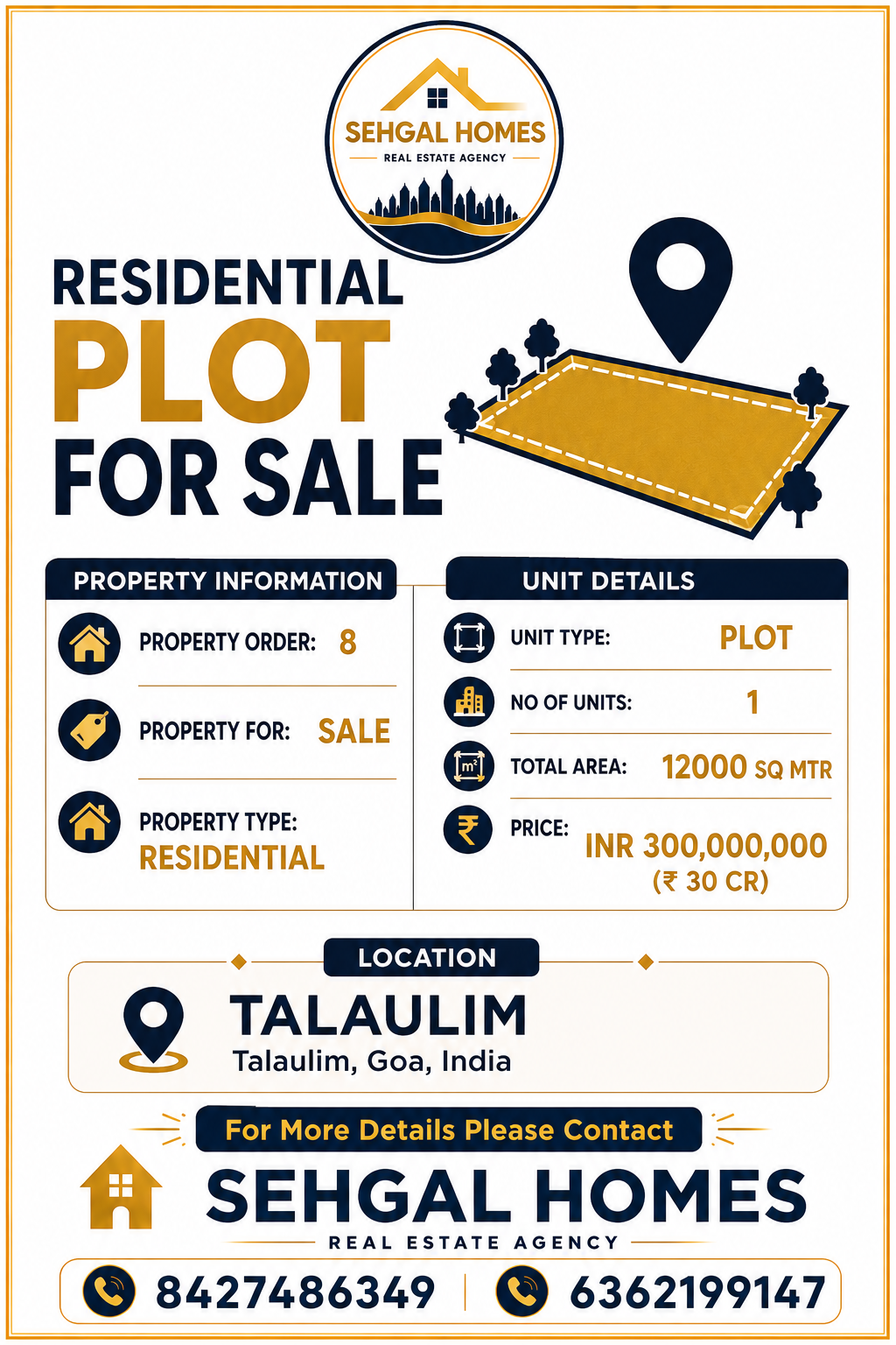 Plot in Talaulim